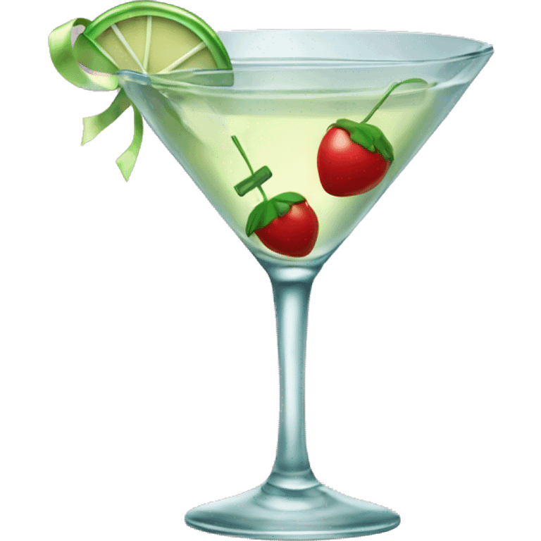 Martini with bow emoji