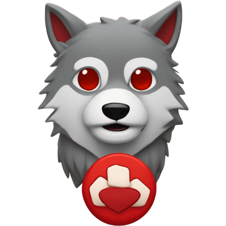 Loba roja emoji