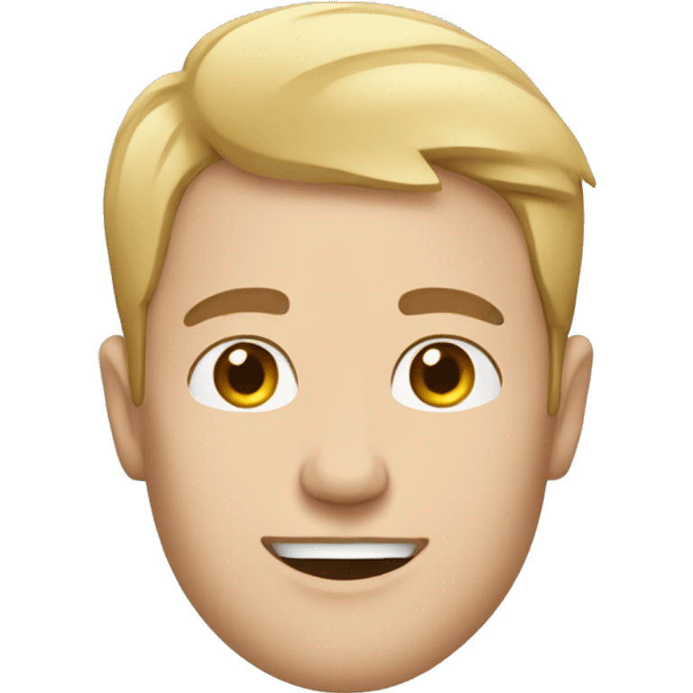 White Guy doing his skincare emoji