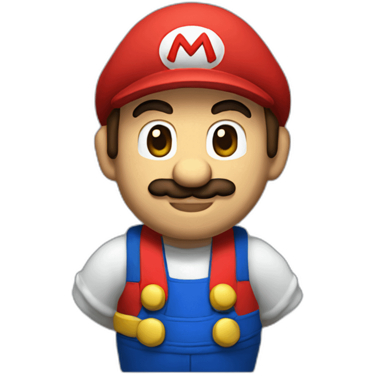 fullbody skinny mario emoji