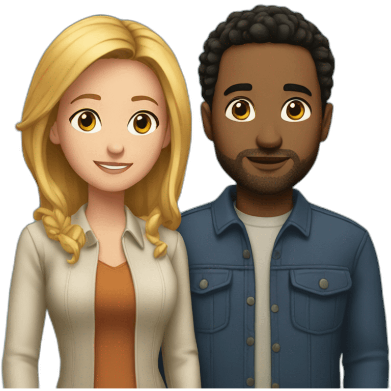 Leonard and Penny emoji