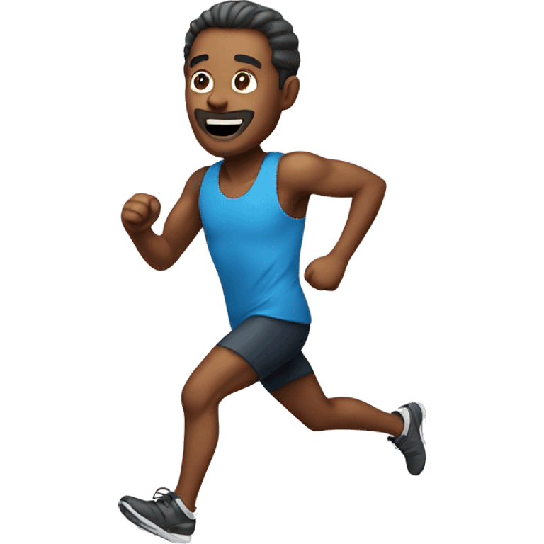 a man running emoji