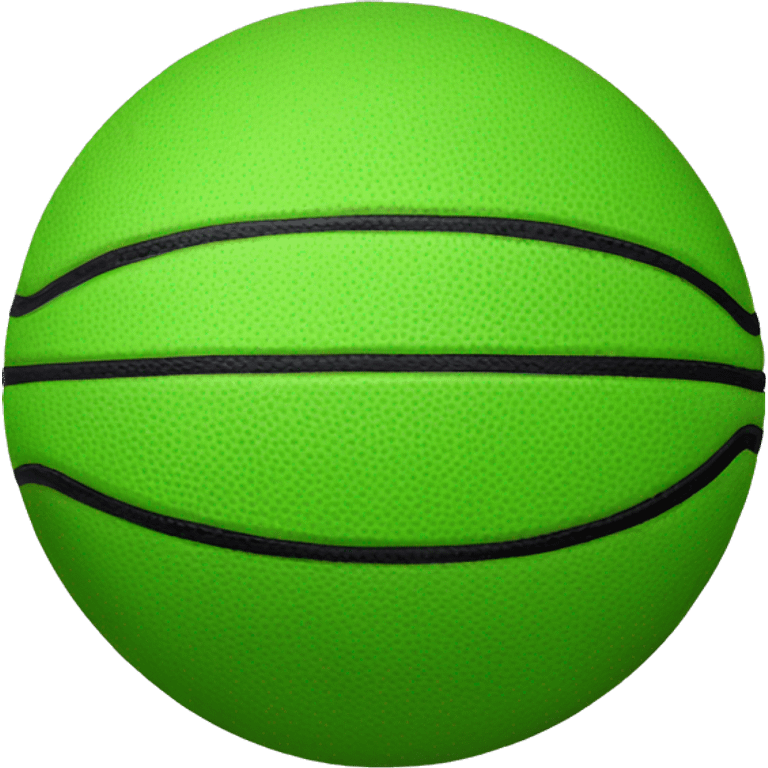 green basketball emoji