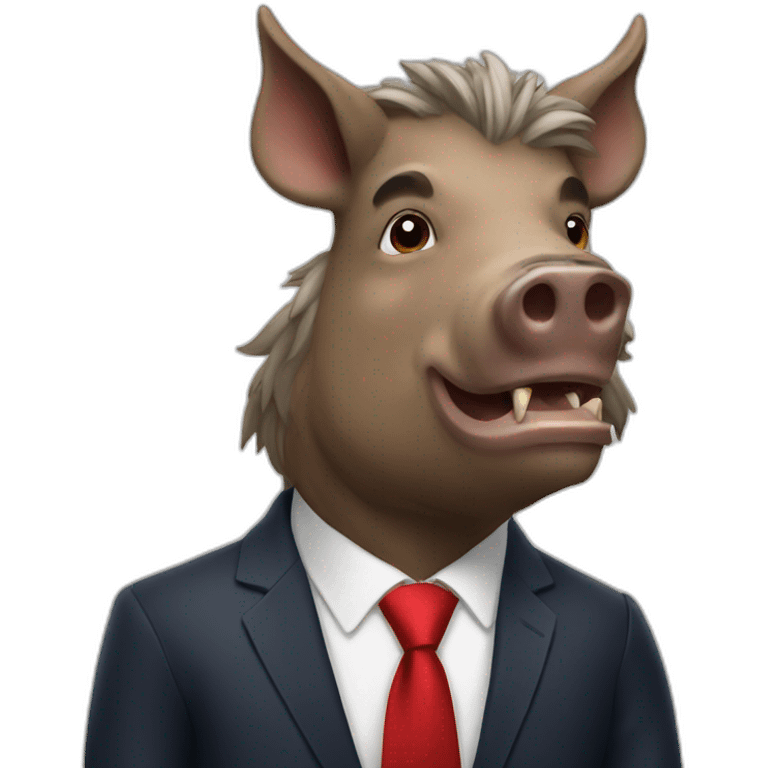 boar as president emoji