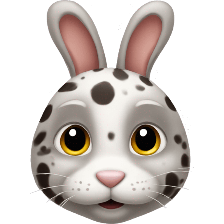 Bunny with spots  emoji