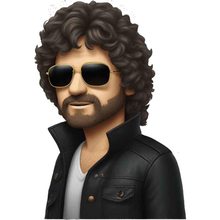 Jeff lynne darker hair, darker sunglasses  emoji