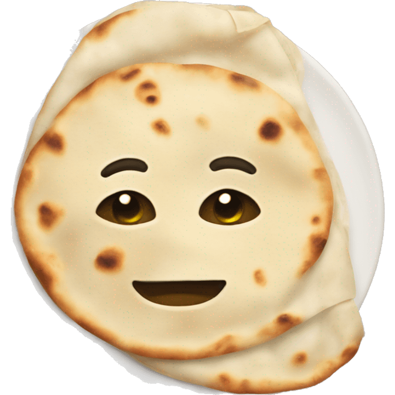 naan on plate  emoji