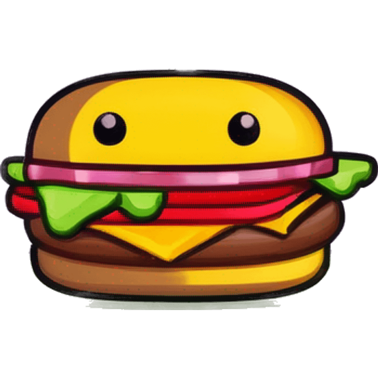 cute hambuger emoji