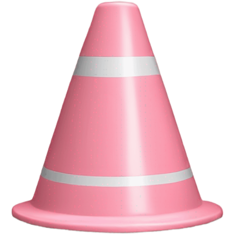 Light pink traffic cone ￼ emoji