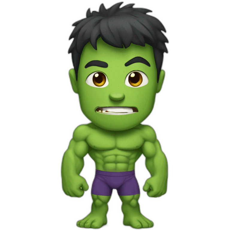 Thin hulk emoji