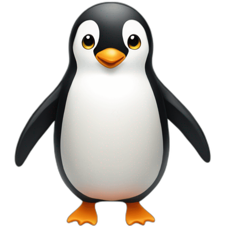 Cute penguin emoji