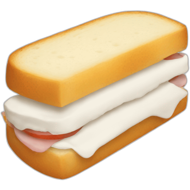 white sandwich emoji