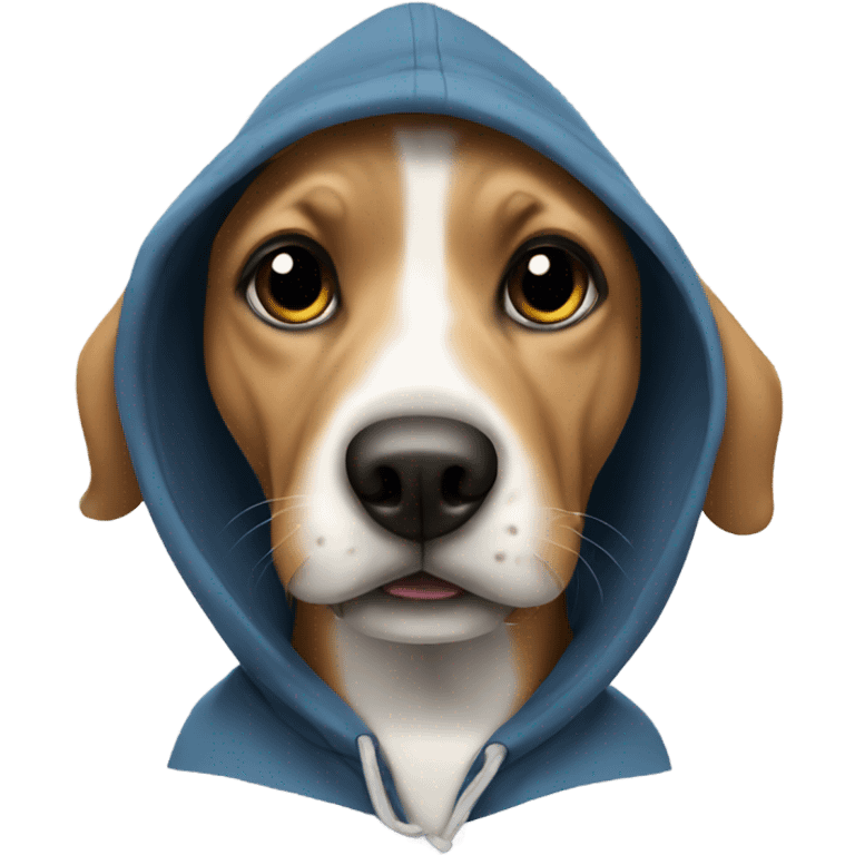 Dog wer a hoodie  emoji