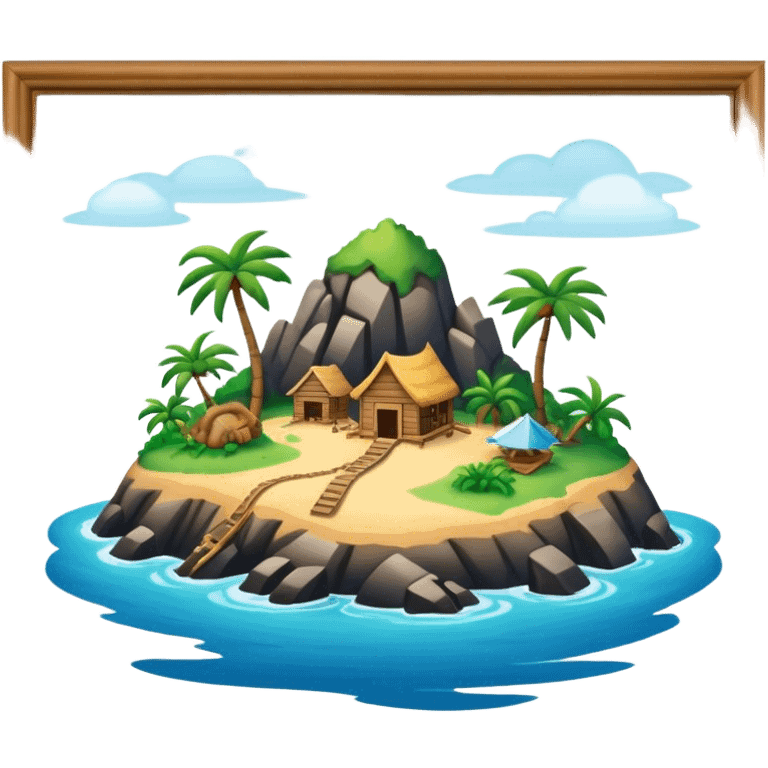 An island where mistakes happen emoji