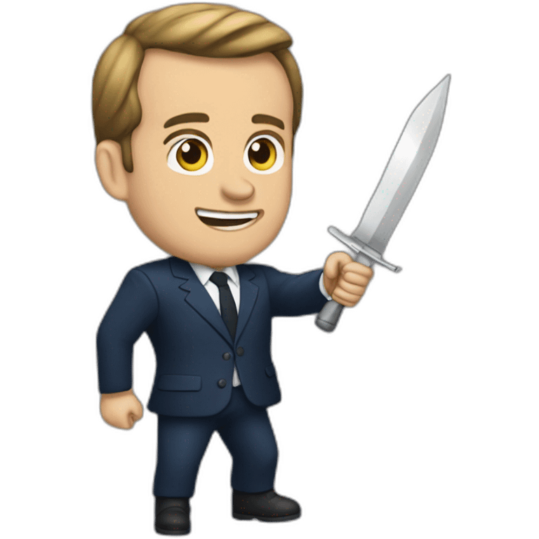 Macron-strike emoji