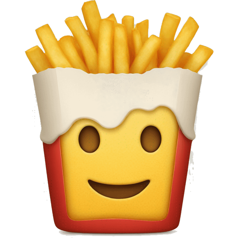 Fries with cheese  emoji