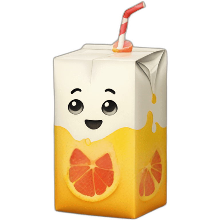 Juice box emoji