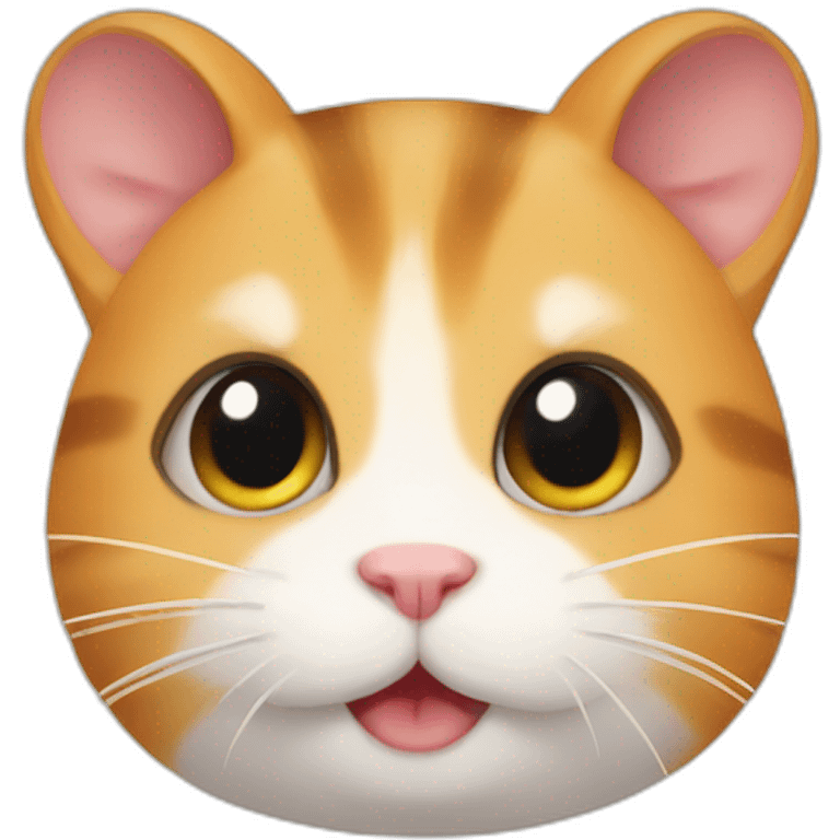 hamster-cat emoji