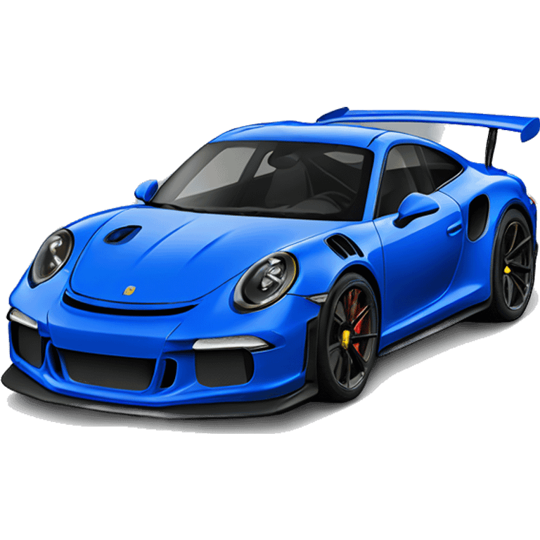 Royal blue Porsche gt3rs emoji