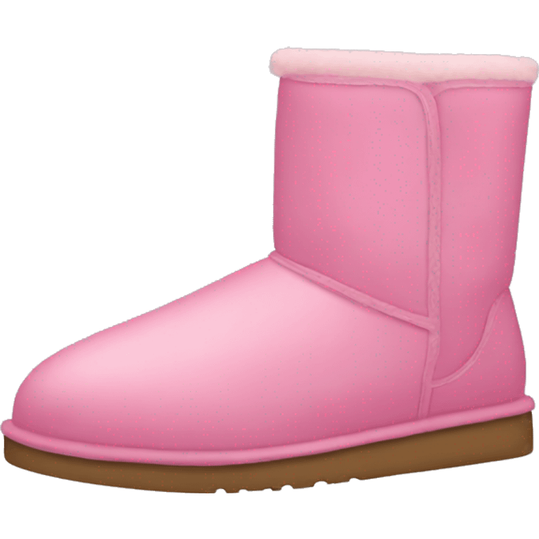 Pink ankle Ugg boots emoji