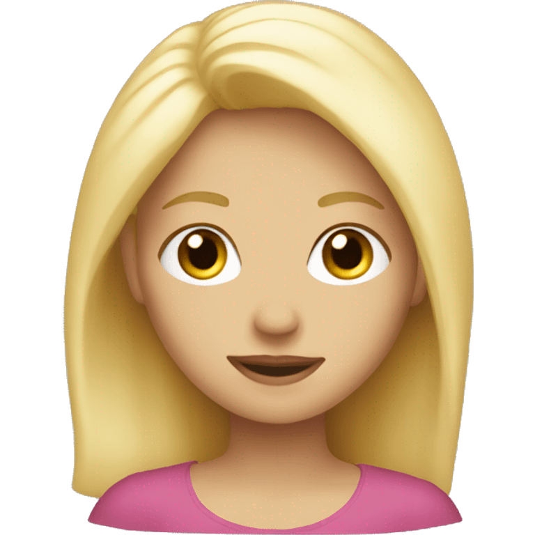 Blonde girl  emoji