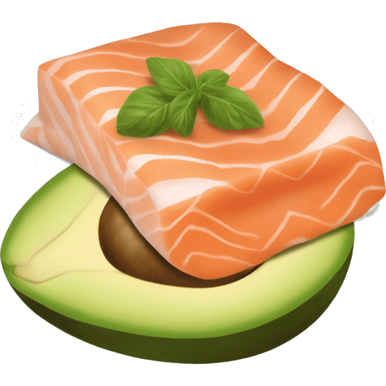 California saumon avocat  emoji