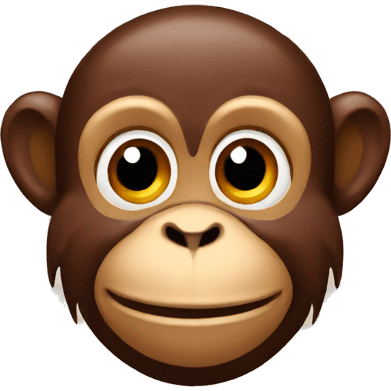 Monkey with chocolate  emoji