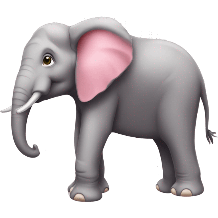 Elefante cor de Rosa  emoji