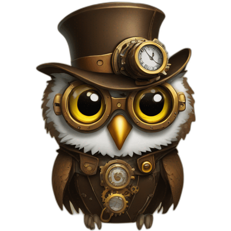 steampunk-owl emoji