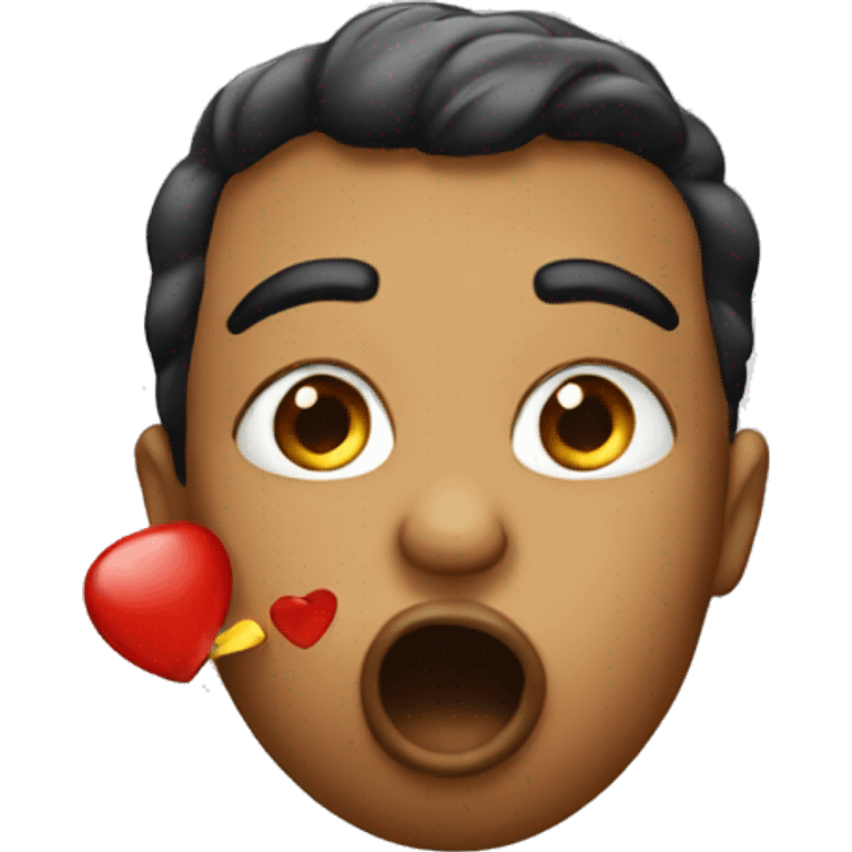 emoji blowing kiss emoji