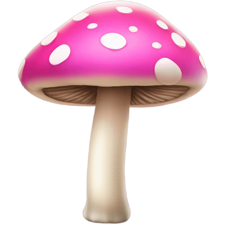 Pink mushroom ￼ emoji