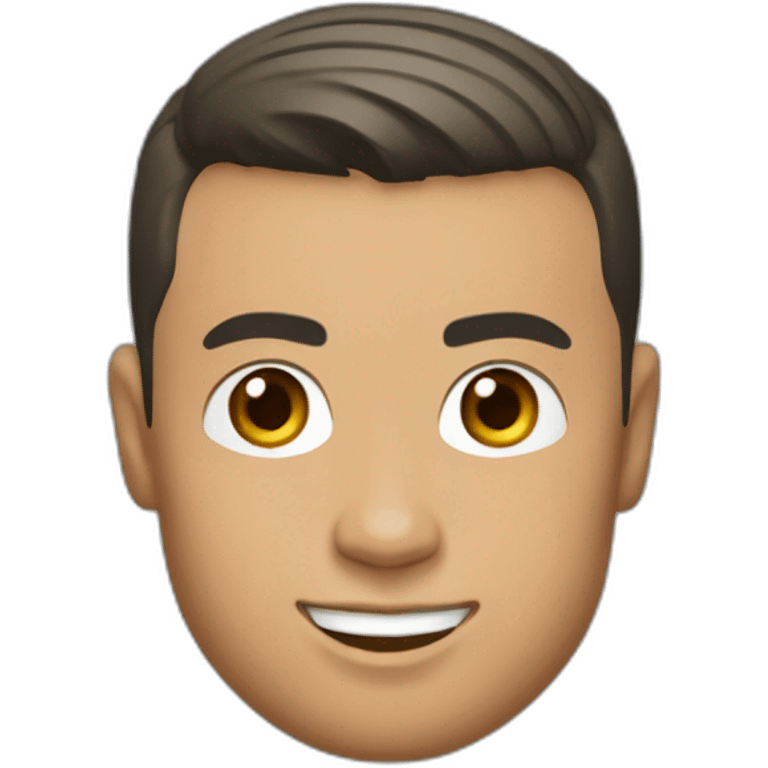 Ronaldo qui sort d’une poubelle à plastique  emoji