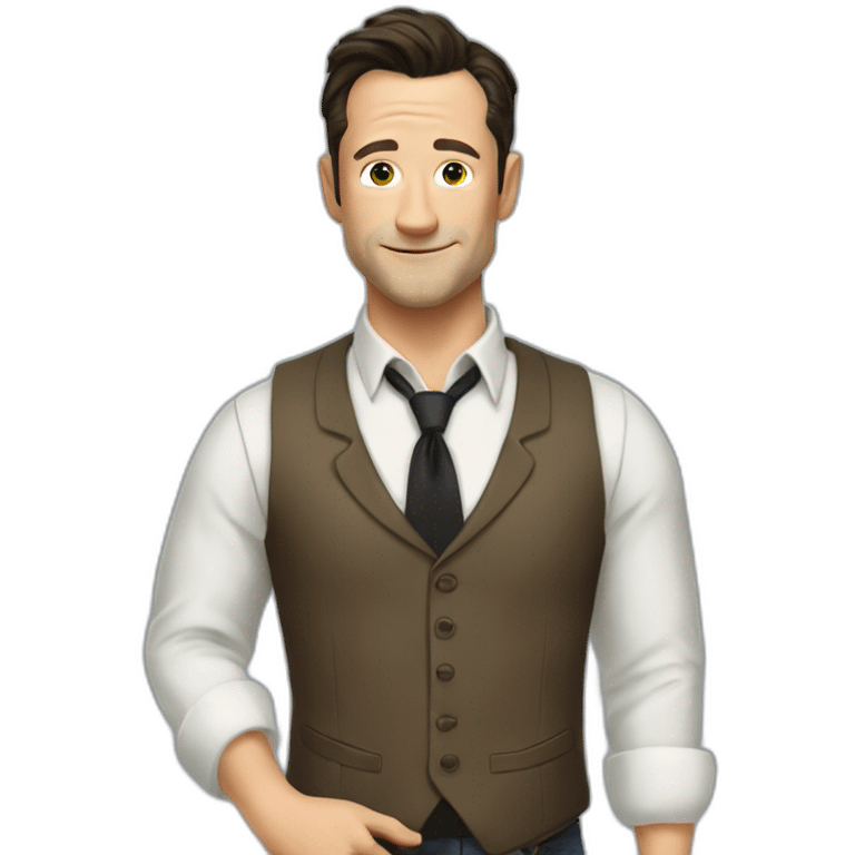 Joseph Gordon-Levitt waistcoat emoji