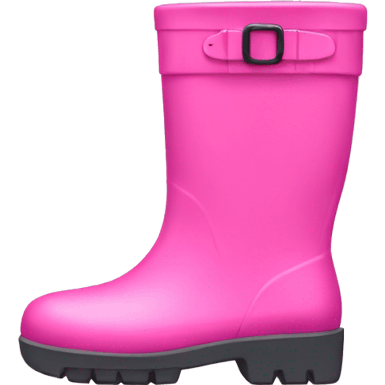 Pink rain boots emoji