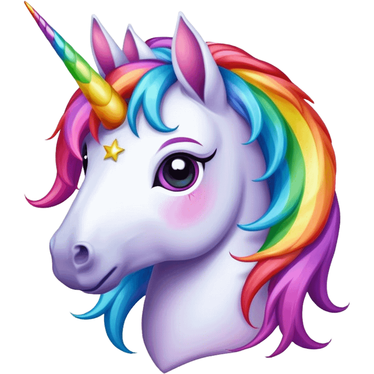 Unicorn rainbow  emoji