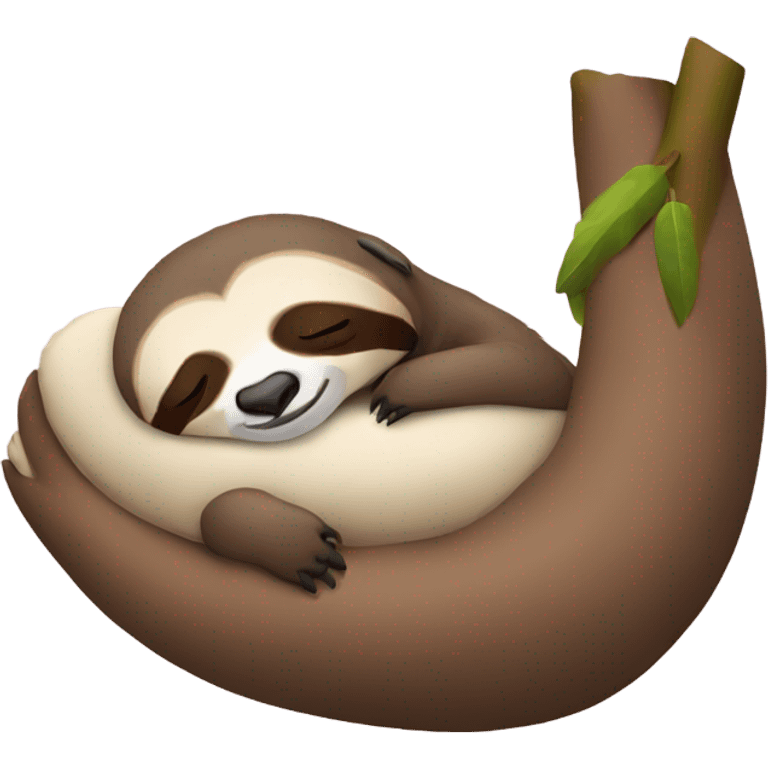 Sloth sleeping emoji