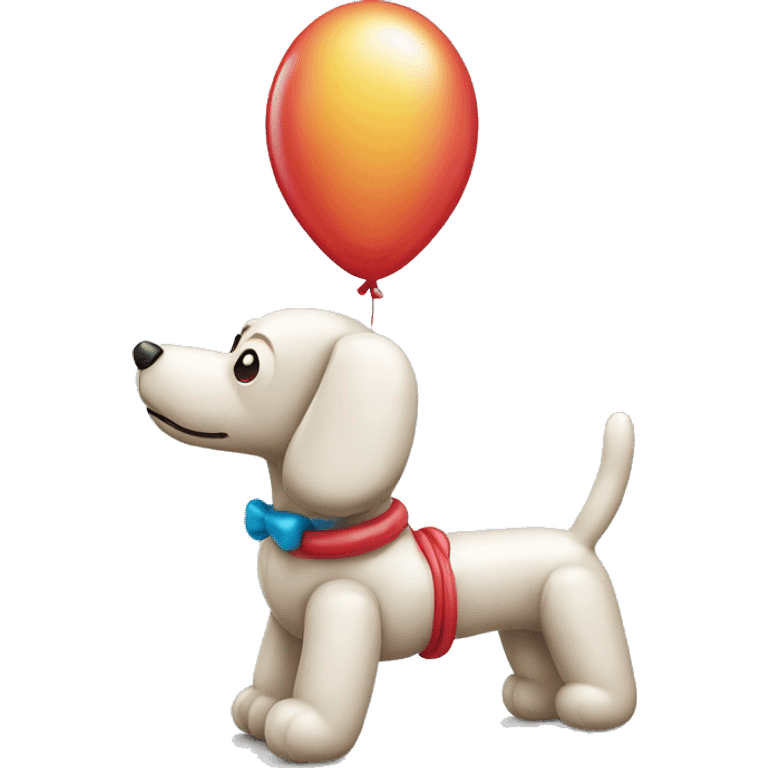 Balloon dog emoji