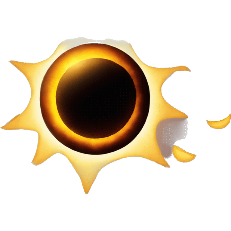 Solar eclipse  emoji