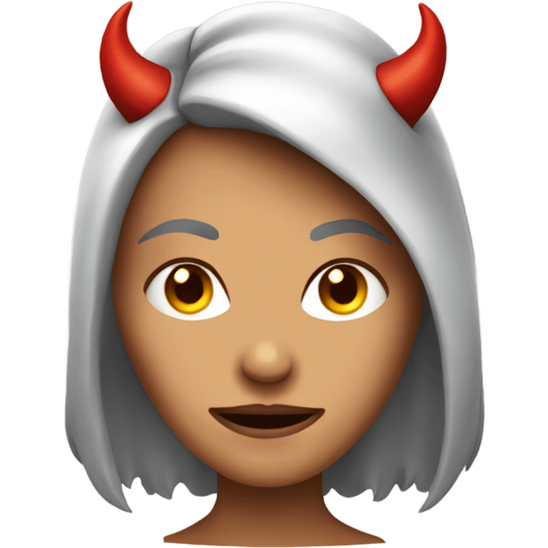 Female devil emoji