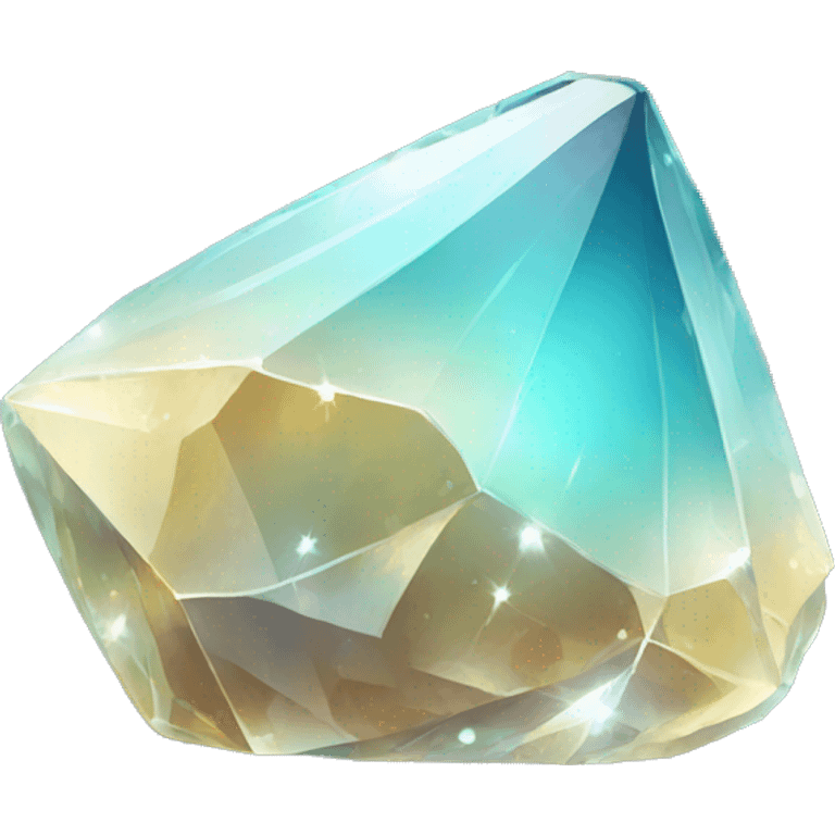 Shiny sparkly glass crystal gem shard emoji