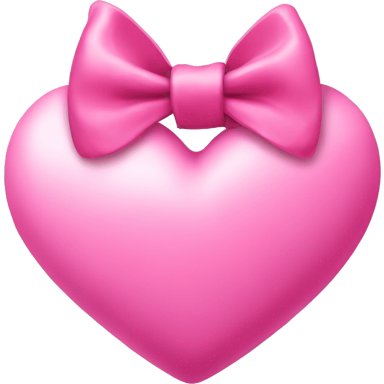 pink heart with bow emoji