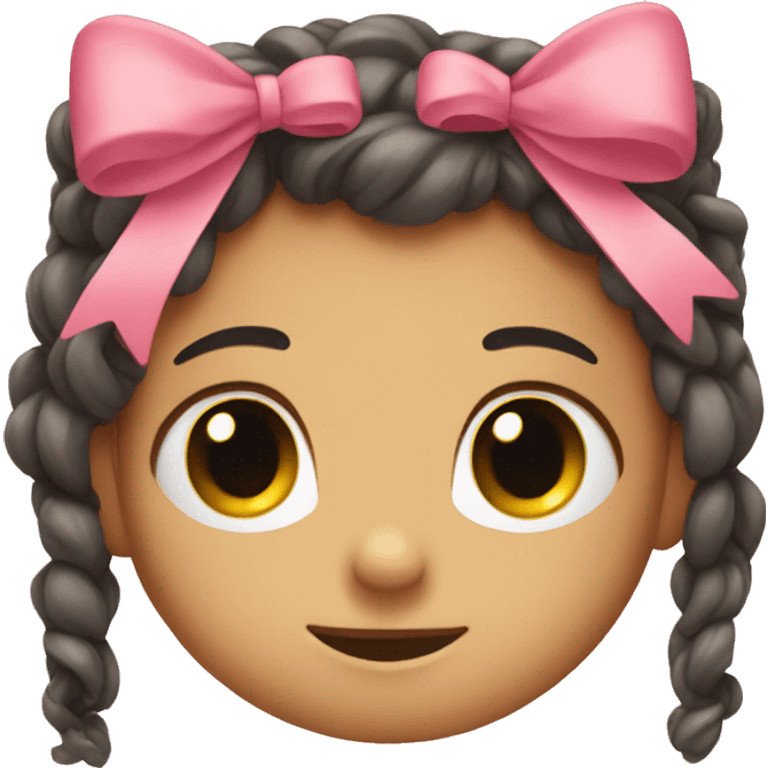 Cute bow emoji