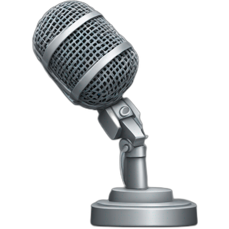 microphone grey trophy emoji