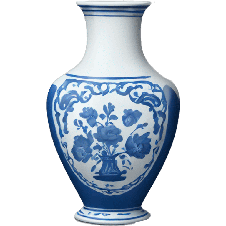 blue and white vase emoji