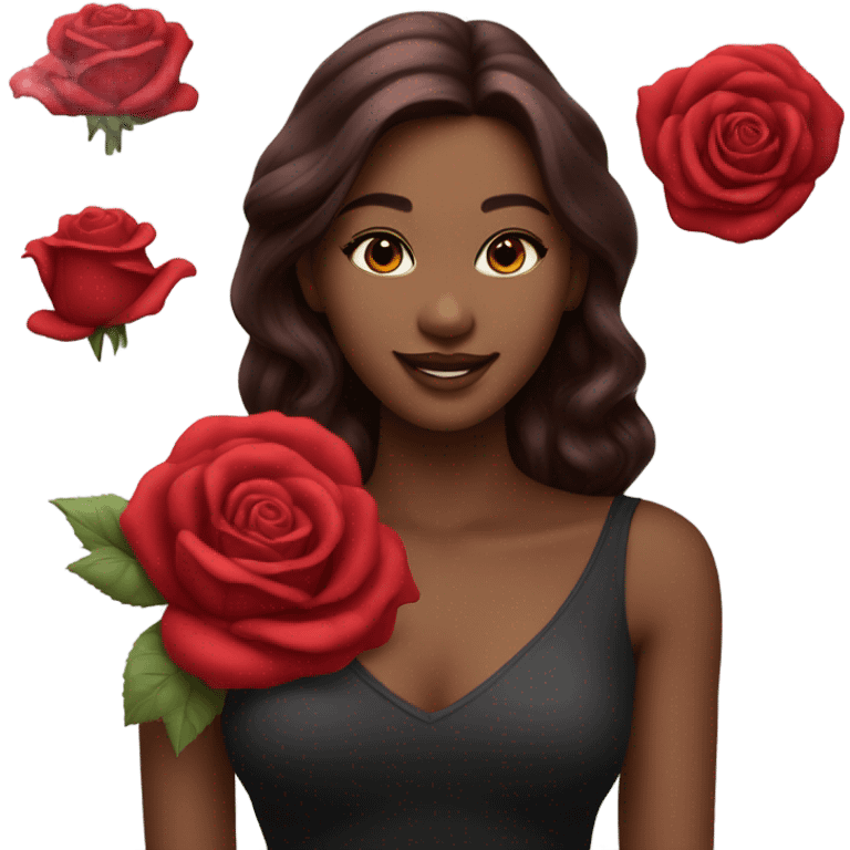 Scarlet rose  emoji