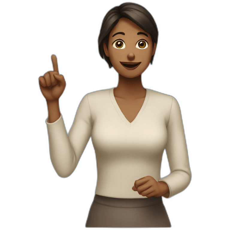 women gesturing ok emoji