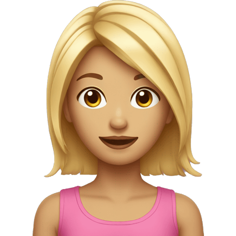 Fille coupe des cheveux  emoji