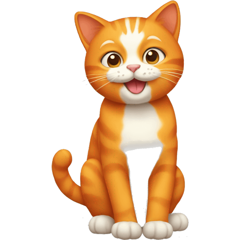 Orange cat thumbs uo emoji