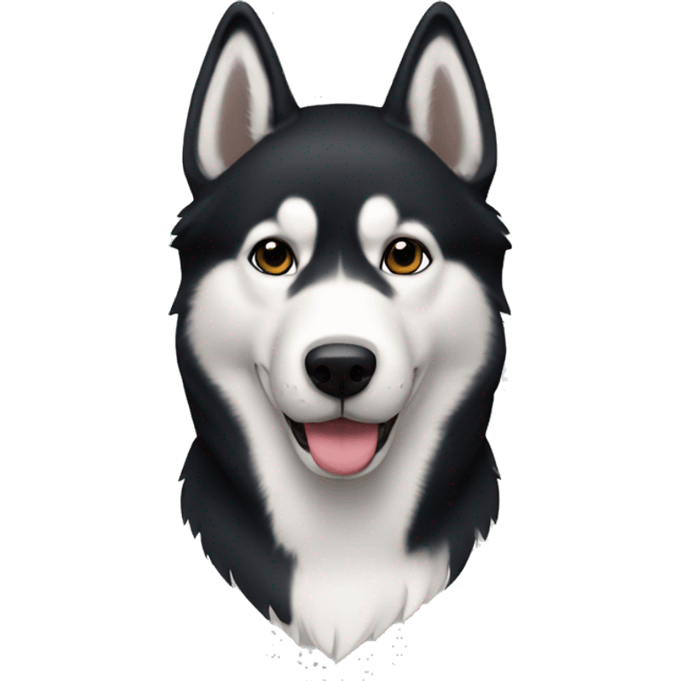 husky black emoji