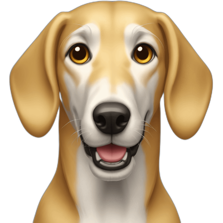 Golden grayhound emoji